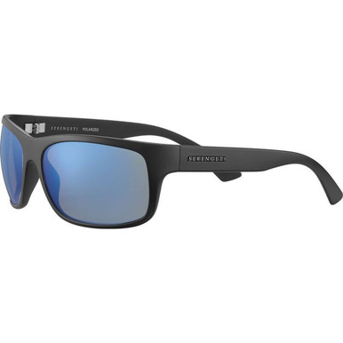 Serengeti Pistoia - Satin Black/555nm Blue Photochromic Polarised Lenses