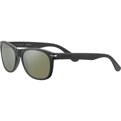 Serengeti Anteo - Satin Black/555nm Photochromic Polarised Glass Lenses
