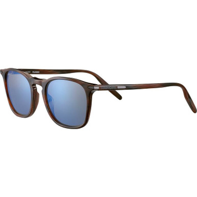 Serengeti Delio Shiny Black/555nm Photochromic | Polarised