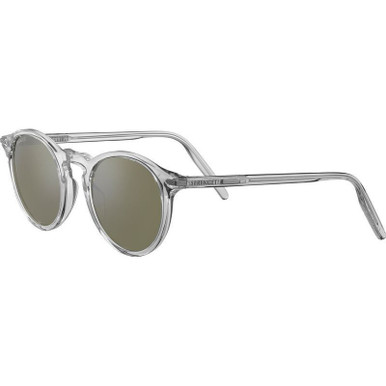 Raffaele - Shiny Crystal/555nm Photochromic Polarised Glass Lenses