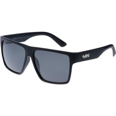 SIN Eyewear Vespa II, Matte Black/Grey Polarised Lenses