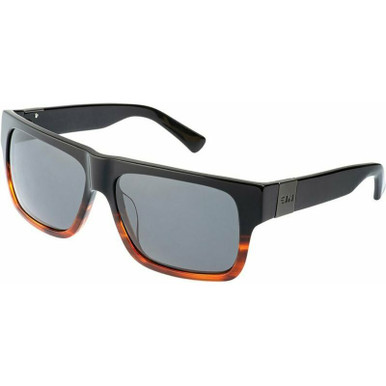 SIN Eyewear Zephyr II - Black and Brown/Smoke Polarised Lenses