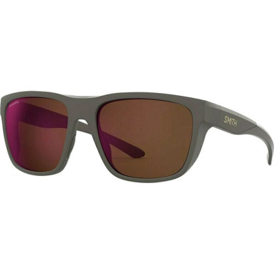 Smith Barra, Matte Grey/Chromapop Orange Polarised Lenses