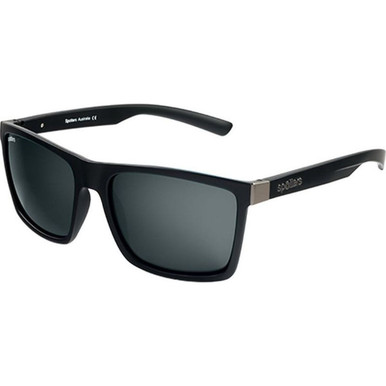 Spotters Riot - Matte Black/Carbon Glass Polarised Lenses