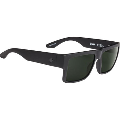 Spy Cyrus - Matte Black/HD+ Grey Green Lenses