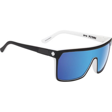 Spy Flynn, Whitewall/HD+ Grey Green with Light Blue Spectra Lenses