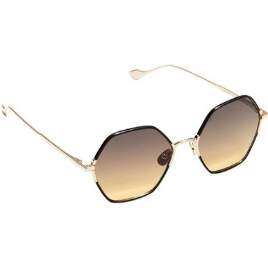 Sunday Somewhere Yanni - Black and Gold/Brown Gradient Lenses