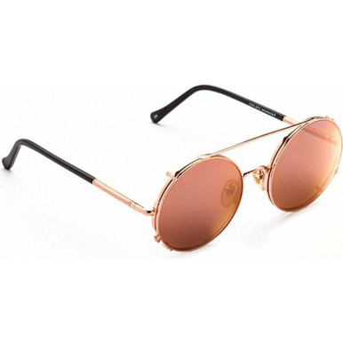 Sunday Somewhere rose gold Jesse Sunglasses Sunday Somewhere JESSE Brushed Rose Gold / Pink Orange  main image 4