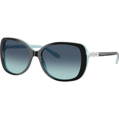 Tiffany & Co. TF4121B - Black/Blue Gradient Lenses