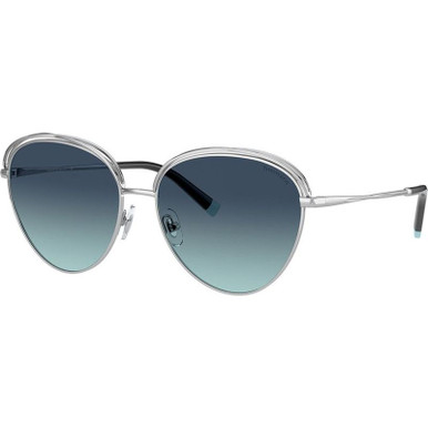 TF3075 - Silver/Tiffany Blue Gradient Lenses