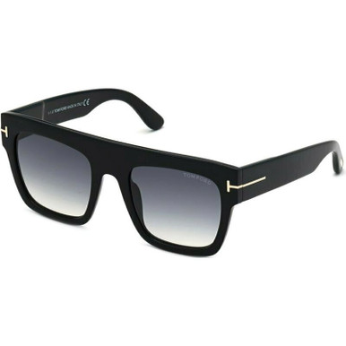 Shiny Black/Grey Gradient Lenses