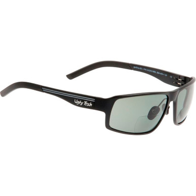 Avalanche - Matte Black/Bifocal +1.5 Smoke Polarised Lenses