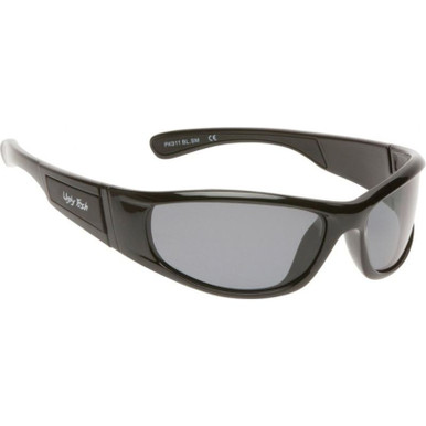 Shiny Black/Smoke Polarised Lenses