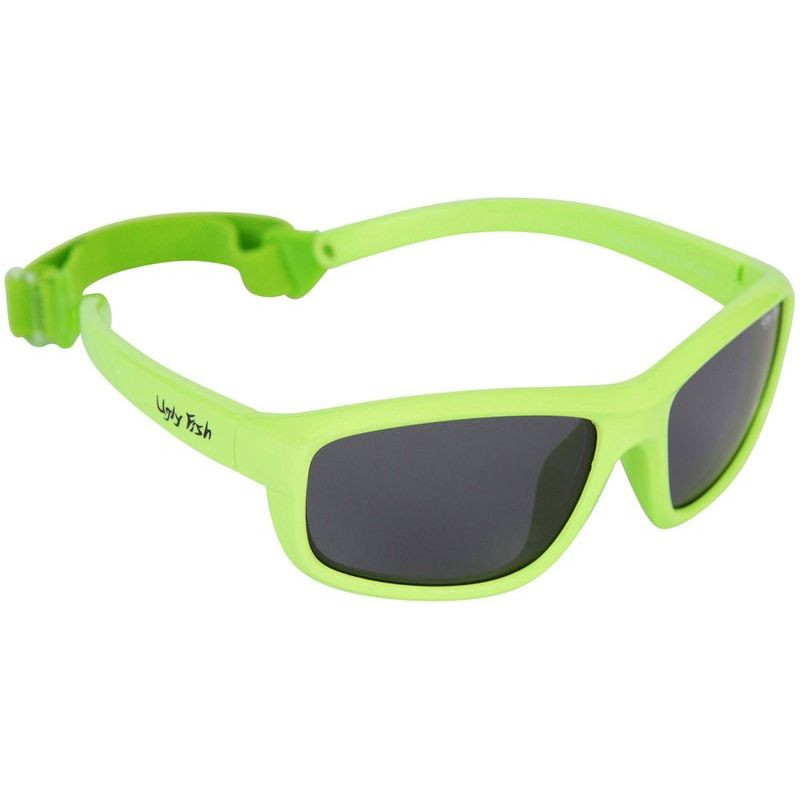 Ugly Fish Polarised Sunglasses PB001 Yellow Frame Smoke Lens