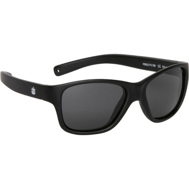 Ugly Fish Kids PB003 ANKLE BITERS, Matte Black/Smoke Polarised Lenses