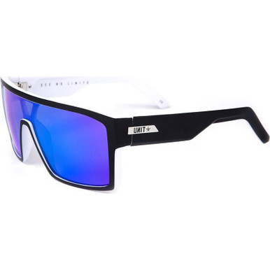 Black and White/Blue Mirror Polarised Lenses