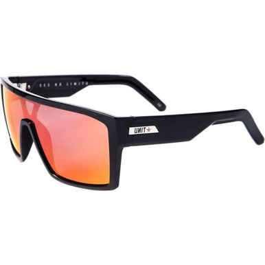 UNIT Command - Black/Purple Orange Mirror Polarised Lenses
