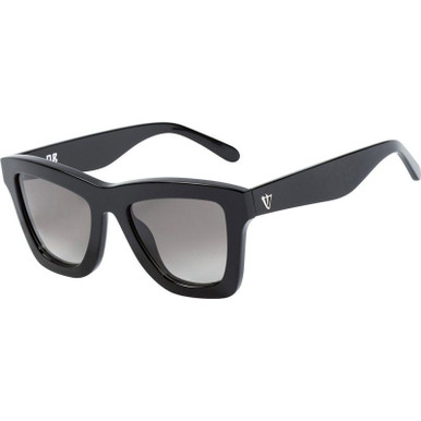 Valley Eyewear DB, Black/Grey Gradient Lenses