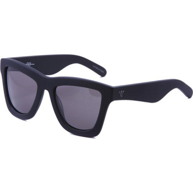 Valley Eyewear DB - Matte Black/Grey Lenses