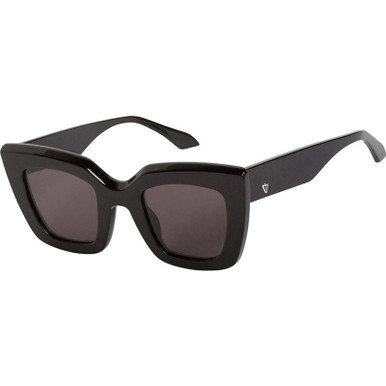 Valley Eyewear Brigada, Black/Black Zero Lenses