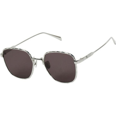 Valley Eyewear Dotan, Gloss Silver/Grey Lenses