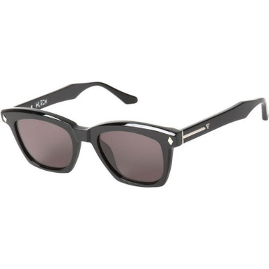 Valley Eyewear Hutch - Black/Grey Lenses