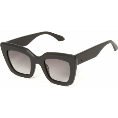 Valley Eyewear Brigada - Matte Black/Grey Gradient Lenses