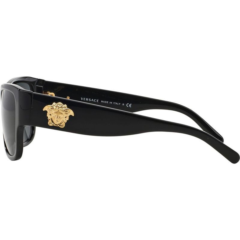 Buy The Versace Ve4275 Blackgrey Sunglasses Afterpay 