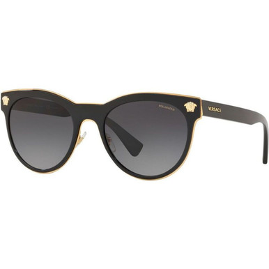 Versace VE2198 - Black/Grey Gradient Polarised Lenses
