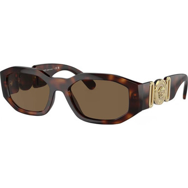 Versace VE4361 - Havana/Brown Lenses