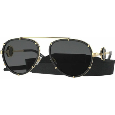 Versace VE2232 - Black/Dark Grey Lenses