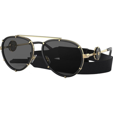 Versace VE2232 - Black/Dark Grey Lenses