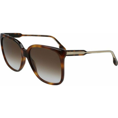 Victoria Beckham VB610S - Tort and Gold/Brown Gradient Lenses