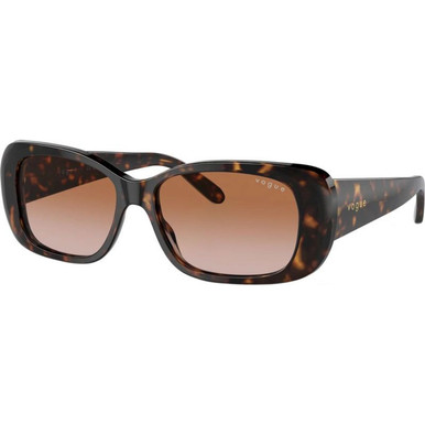 Vogue Eyewear VO2606S - Havana/Brown Gradient Lenses 55 Eye Size