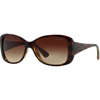 Vogue Eyewear VO2843S, Tort/Brown Gradient Lenses