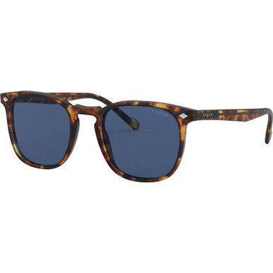 Vogue Eyewear VO5328S, Havana Honey/Dark Blue Lenses