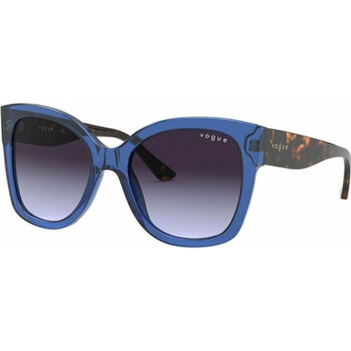 Vogue Eyewear VO5338S - Transparent Blue/Violet Grey Gradient Lenses
