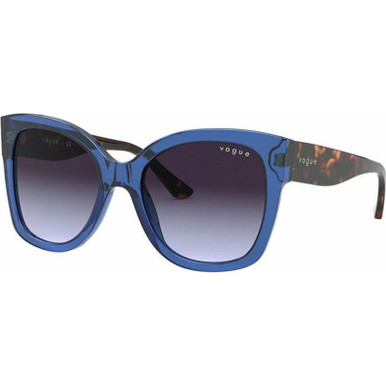 VO5338S - Transparent Blue/Violet Grey Gradient Lenses