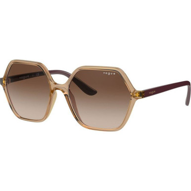 Vogue Eyewear VO5361S - Transparent Caramel/Brown Gradient Lenses