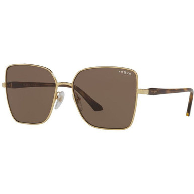 Vogue Eyewear VO4199S - Gold/Dark Brown Lenses