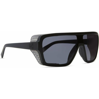 Von Zipper Defender - Black Satin/Translucent Black Lenses