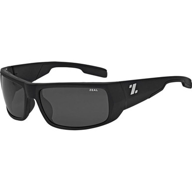 Zeal Optics Snapshot - Matte Black/Dark Grey Polarised Lenses