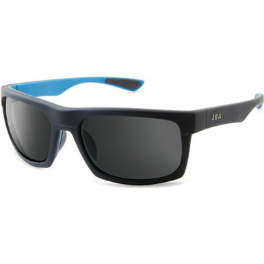 Zeal Optics Drifter, Matte Black Azure/Dark Grey Polarised Lenses