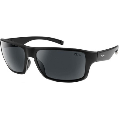 Zeal Optics Incline - Matte Black/Dark Grey Polarised Lenses