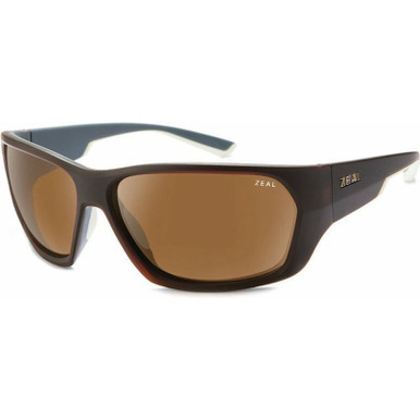 Caddis - Matte Brown Khaki/Copper Polarised Lenses