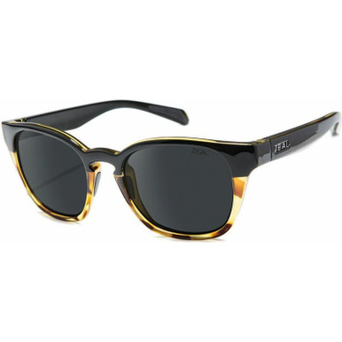 Zeal Optics Windsor, Black Tortoise/Dark Grey Polarised Lenses