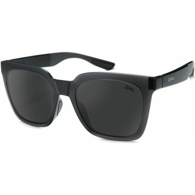 Zeal Optics Cleo, Matte Black/Dark Grey Polarised Lenses