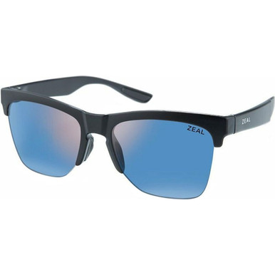 Zeal Optics Palisade - Matte Black/Horizon Blue Polarised Lenses