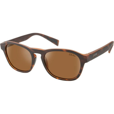 Zeal Optics Dawn - Matte Tortoise/Copper Polarised Lenses