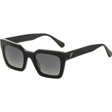 Shiny Black/Grey Gradient Polarised Lenses